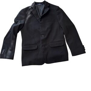 Chaps youth boys size 10 black suit jacket, formal wear, funeral